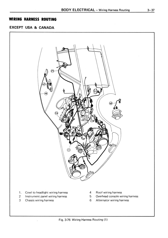 Toyota Corolla Service Manual - Body - 1974 - Page 03-37 (100dpi